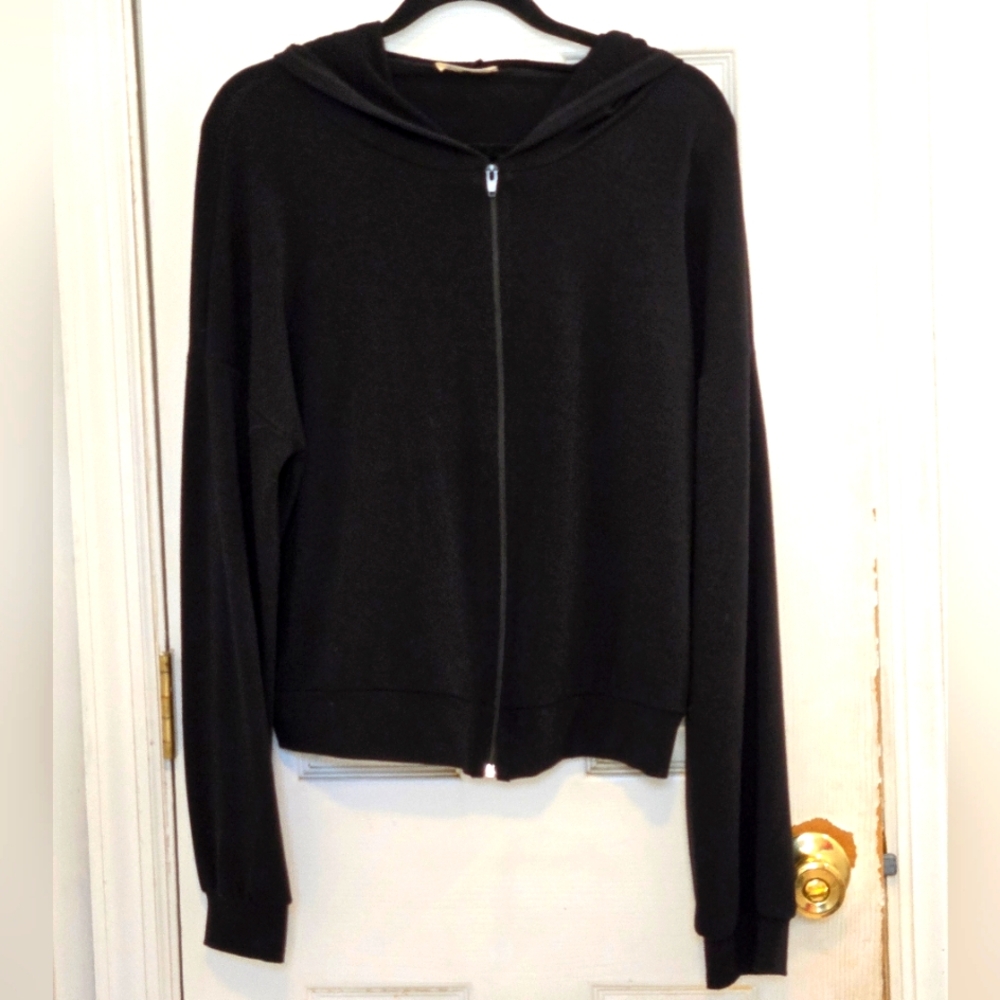 Blumin NWOT Lightweight Zip Up Hooded Sweater Large